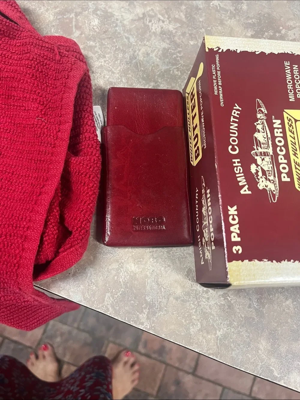 Vintage hobo card holder